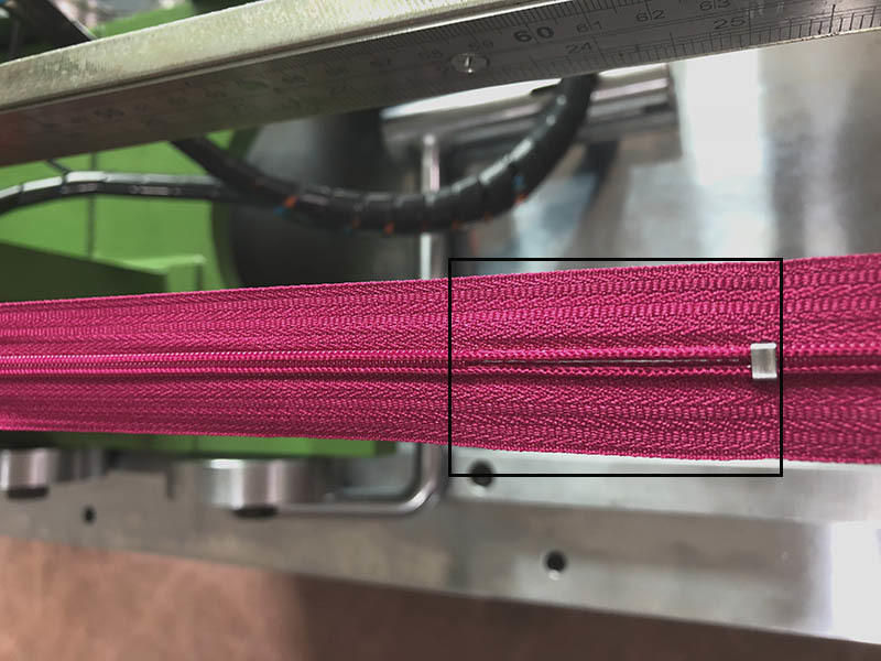 Latest plastic zipper gapping machine company for zipper production