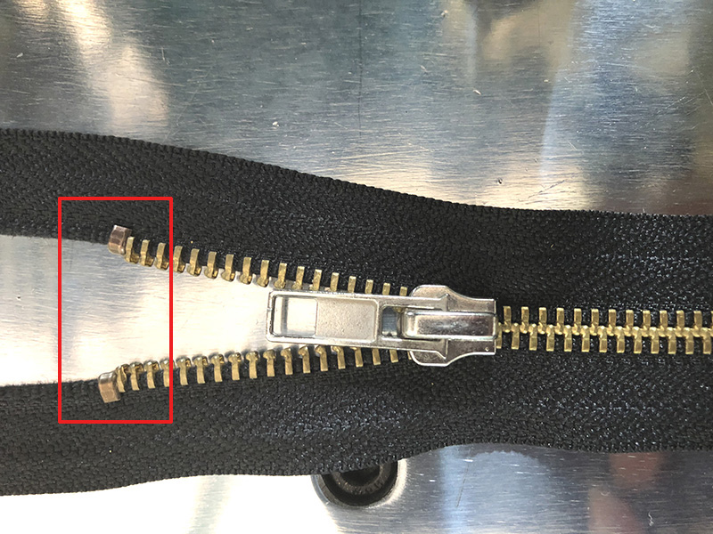 ZYZM metal slider mounting top stop zipper machine Suppliers for zipper manufacturer-3