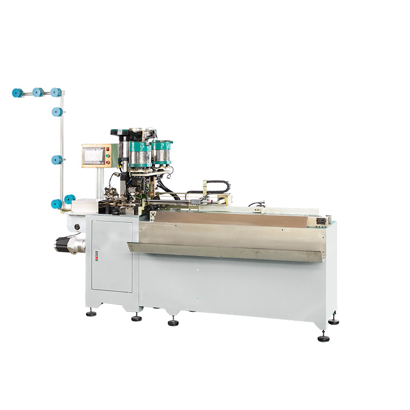 Latest nylon zipper top stop machine factory for apparel industry-1
