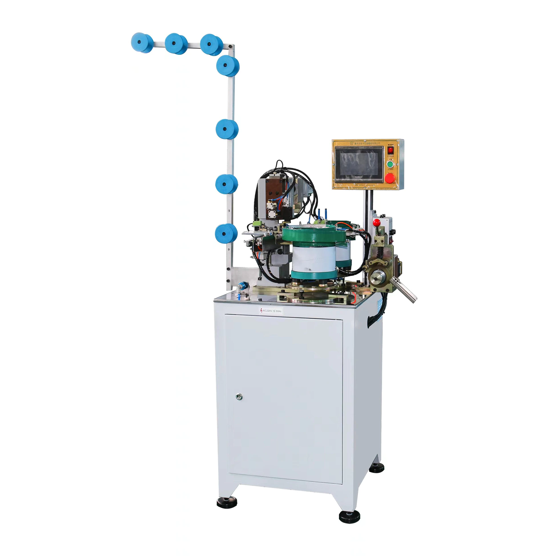 Máquina prensadora de cajas de pines completamente automática para cremalleras metálicas ZY-706M-B