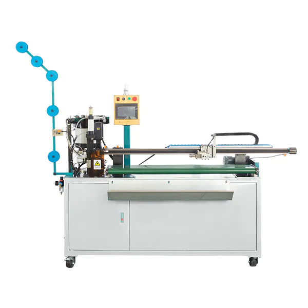ZY-709N-C Full-automatic Ultrasonic Slider Mounting and Cutting Machine (for long zipper)