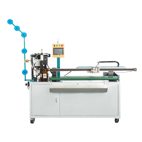 ZY-709N-D AUTO ULTRASONIC SLIDER MOUNTING, DOUBLE WELDING BOTTOM STOP AND CUTTING MACHINE