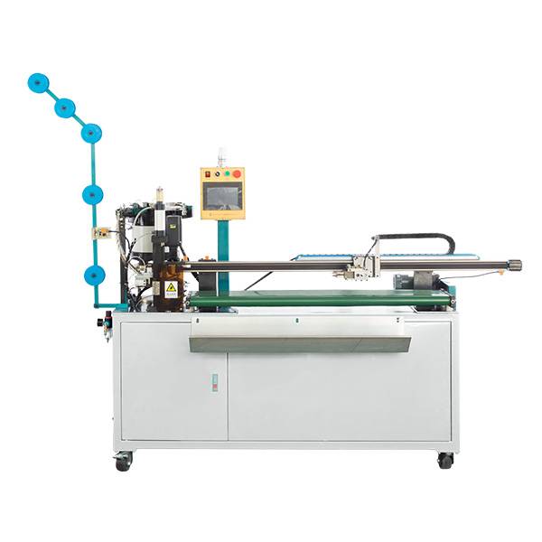 ZY-709N-D AUTO ULTRASONIC SLIDER MOUNTING, DOUBLE WELDING BOTTOM STOP AND CUTTING MACHINE