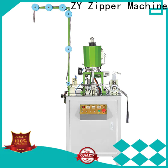 Zhenyu metal zipper bottom stop machine factory for zipper production