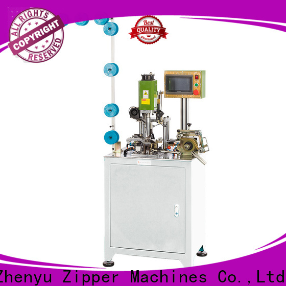 Zhenyu zipper U type top stop machine manufacturers for zipper production