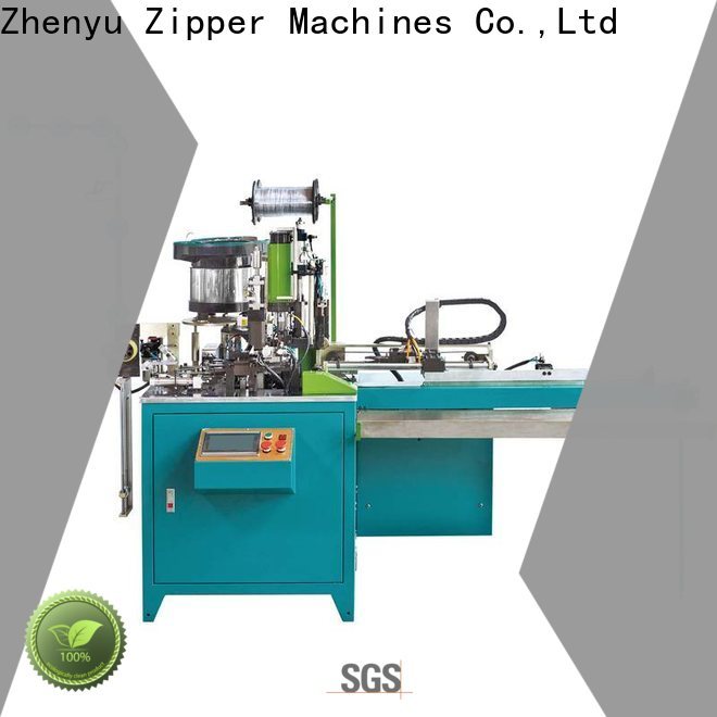 ZYZM china metal slider mounting top stop machine factory for zipper production