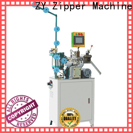 ZYZM bottom stop zipper machine factory for zipper production