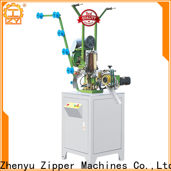 Custom top stop zipper machine company for zipper manufacturer