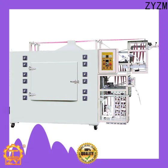 ZYZM metal zipper ironing machine factory for apparel industry