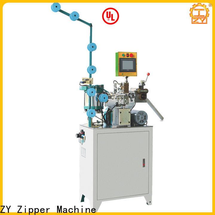 Custom metal H bottom stop machine factory for zipper manufacturer