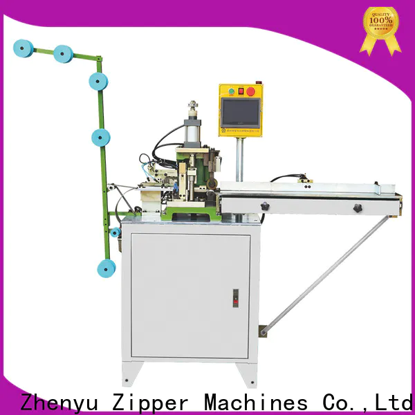 Top zipper close end cutting machine Supply for zipper production