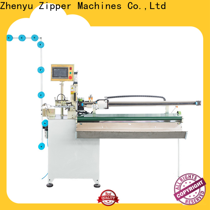 ZYZM zipper close end cutting machine company for zipper production