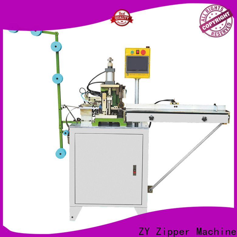 ZYZM metal zipper open end cutting machine company for apparel industry