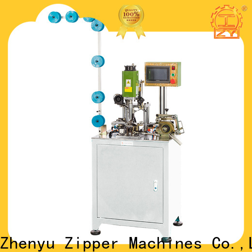 ZYZM metal slider mounting top stop zipper machine factory for zipper manufacturer