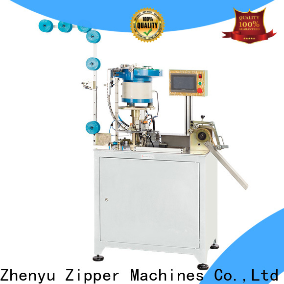 Custom nylon slider mounting machine factory for zipper production