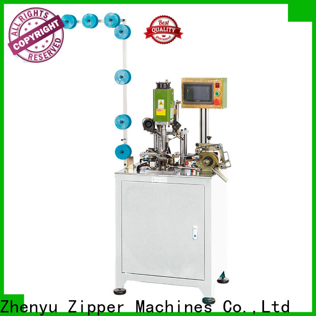 ZYZM metal zipper top stop machine factory for apparel industry
