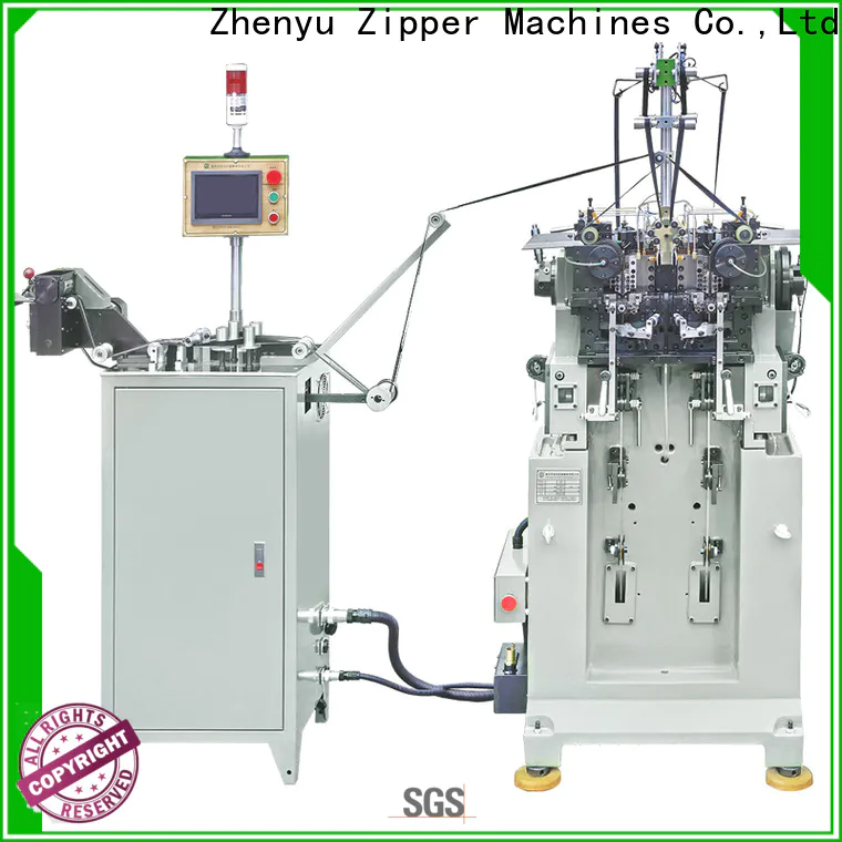 Latest normal teeth zipper machine manufacturers for apparel industry
