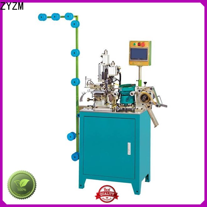 ZYZM Top metal slider mounting top stop zipper machine for business for zipper manufacturer