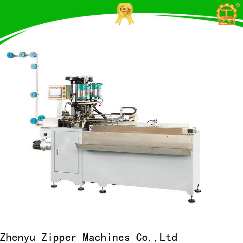 Best metal slider mounting top stop zipper machine Supply for apparel industry