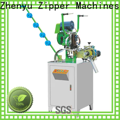 ZYZM Custom metal slider mounting top stop zipper machine factory for zipper manufacturer