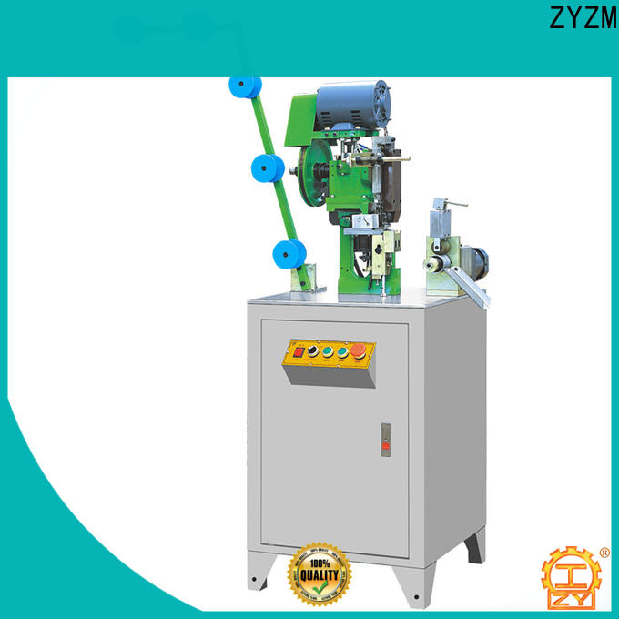 Best metal zipper bottom stop machine manufacturers bulk buy for apparel industry