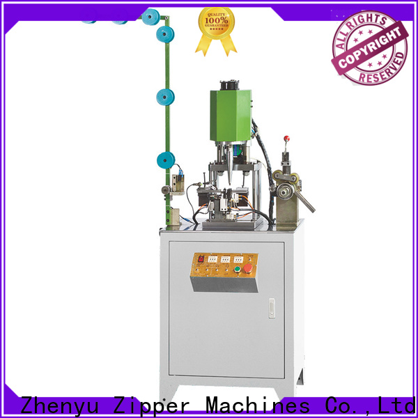 Top metal zipper bottom stop machine suppliers manufacturers for zipper manufacturer