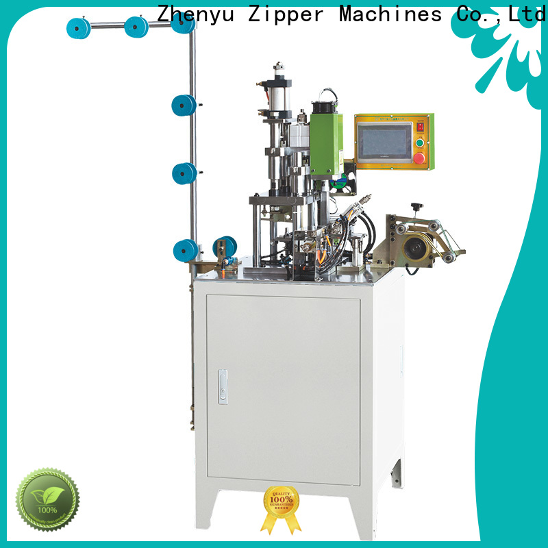 ZYZM Invisible U top stop machine Suppliers for zipper production