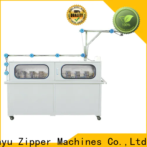 Custom metal zipper ironing and lacquering machine company for zipper manufacturer