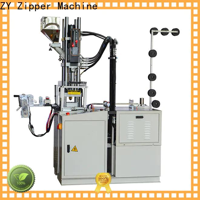 ZYZM plastic zipper open end injection machine factory for molded zipper production