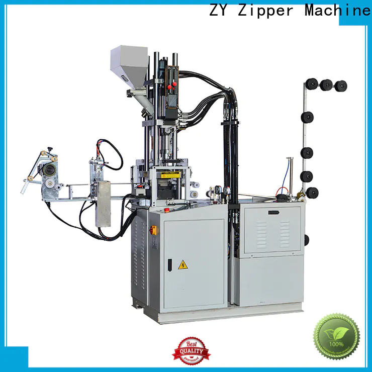 ZYZM plastic zipper close end injection machine for business for molded zipper production
