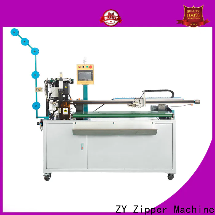 ZYZM zipper slider mounting machine factory for luggage bag zipper production