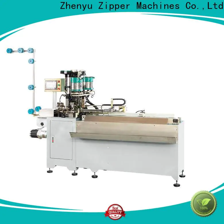 ZYZM Invisible U top stop machine factory for zipper manufacturer